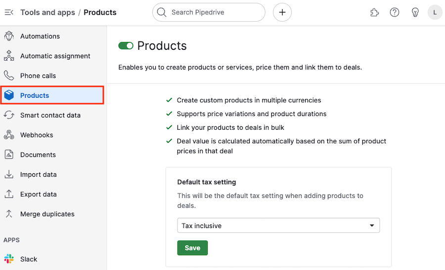 Products - Knowledge Base