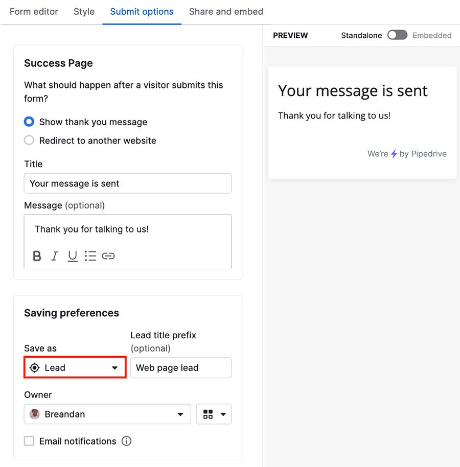 Adding leads to my Leads Inbox - Knowledge Base | Pipedrive