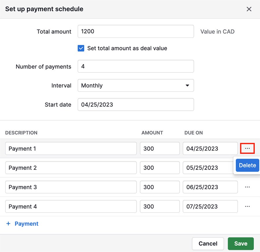 How can I set up a payment subscription?