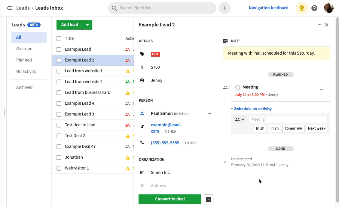Wie kann ich meine Leads aktualisieren? - Knowledge Base