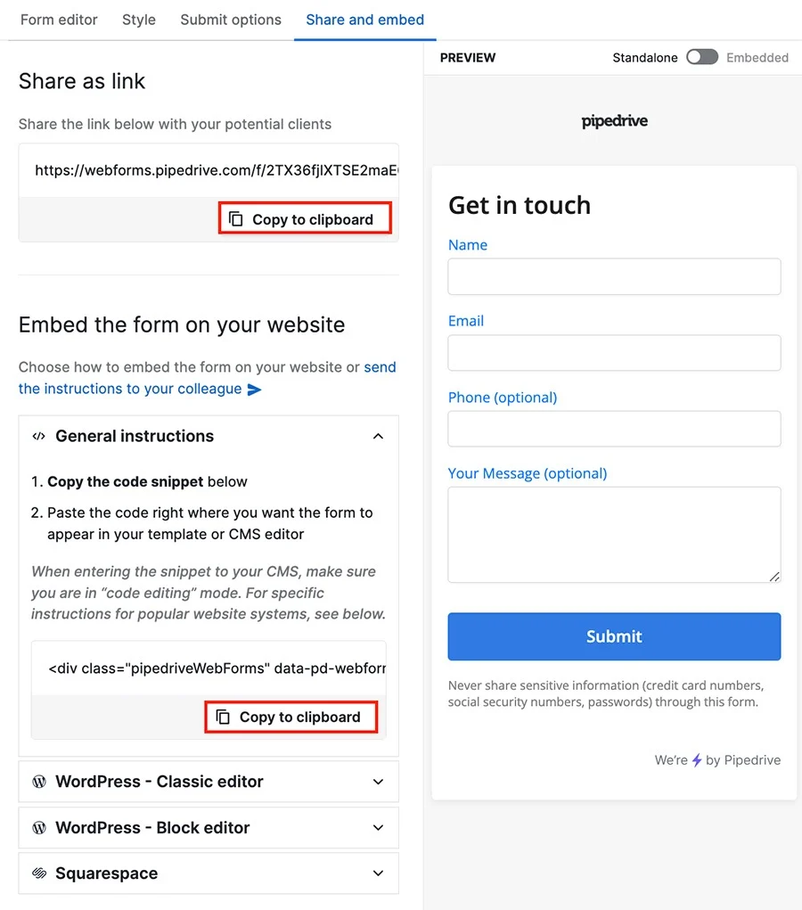 Web Forms - Knowledge Base